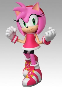  Who is Amy's real rival in Mario and Sonic series?