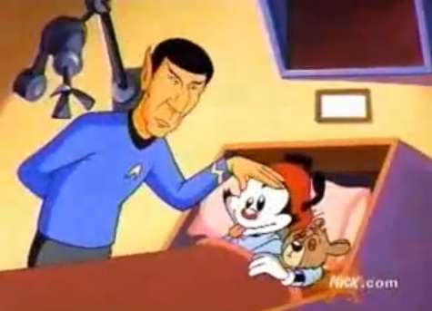 Spock from Star Trek ran a mind test on Wakko. What happened?