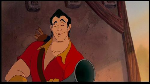  Which is the first phrase Gaston đã đưa ý kiến in the movie?