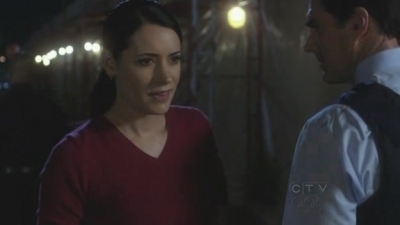  In this 5x06 The Eyes Have It scene Emily is chuckling because: