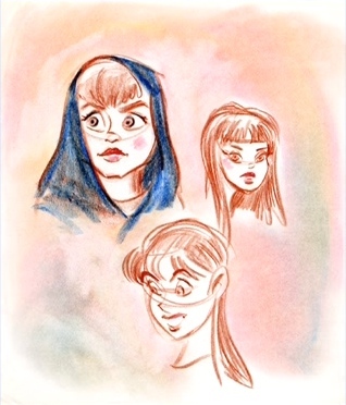 This is concept art from which disney princess movie?