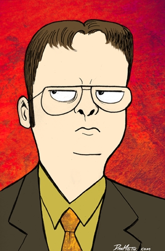 True or False: Dwight has a Uncle Harvey?