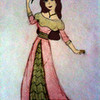 This is Princess Adella, my design for a Hispanic Disney Princess in red. firegirl1515 photo