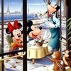 Mickey and Minnie having dinner in Paris ILoveKingMickey photo