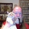 My love and his pipe and loving cat peterslover photo