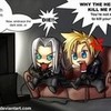 Lol Sephiroth can be so rude some times. cloudstrifefan photo
