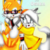 Tails the Fox and my character Osaka (made by Milesprowerfan) frylock243 photo