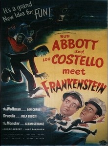  Poster for the classic Abbott & Costello movie "Abbott and Costello Meet Frankenstein." There's a lot of classsic horror monsters in this movie but who played the 'invisble man' in it?