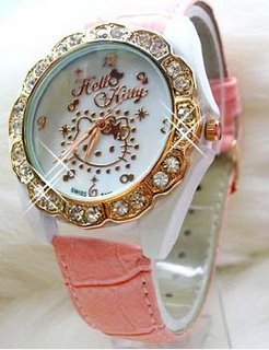  oh i 사랑 the hello kitty watches and bags,they're so cool!!