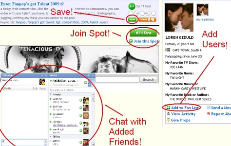  Something NOT written on the Picture cuz' of no Space: Dubble Click a Friend to Chat with them, anda can ONLY Chat with Online Friends! Other then that Unwritten Text, Everyuthing is written BELOW: