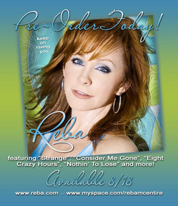 Reba McEnitre's new album will be released on August 18th! The album titled "Keep On Loving You" will include her new hit single "Strange" along with her upcoming single "Consider Me Gone"