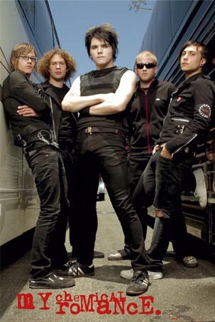 My favorite band is: MY CHEMICAL ROMANCE!!!!

fave song of the week (it changes often): Our Lady of Sorrows on my favorite cd I Brought You My Bullets, You Brought Me Your Love by MCR