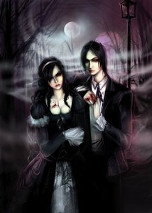 I relish them because they're dark, mysterious, attractive, engimatic, interesting, fascinating to study and examine, and there is even a chance they either were or are real.

Also, vampires were the first horror subject I willingly watched a movie about so they have grown on me ever since ^_^