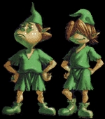 In OoT Link starts with the heros clothes like in all the other आप get the heros clothes but how come all the kokores have the same clothes?