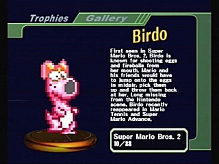 Birdo is a male, in the early games "she" had a really deep voice and in mario rpg the guy "she" was dating paused every time before calling it a dame.
The relaitionship with Yoshi? That kinda makes sense, I'm almost sure Yoshi's a girl!

look @ it this way:
Yoshi; High voice and lays eggs
Birdo; Low  voice and shoots fire-balls and eggs

plus to the best of my knowledge, Birdo was an enemy (like a goomba) in the really early games..