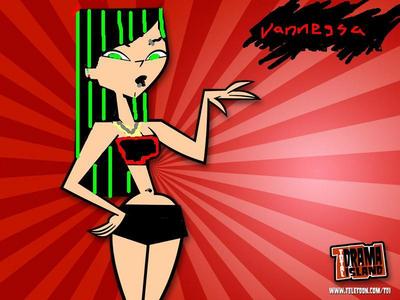 I do!!!! 

Vannessa:Goth,hot (female version of Duncan)
Picture is posted below.
Shes flirty and tonboyish but she can be a really cool girl to hang out with.

Hates:Courtney,justin (for being too hot) Heather cause she's such a bitch)

Fav saying:Don't trust me.

Friends:Duncan,Gwen,Geoff,Dj,Leshawna

relatives:sadly Chris