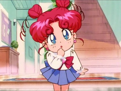 Chibi Chibi Is the human form of Sailor galaxia star seed.