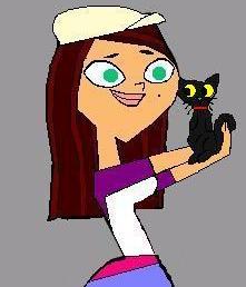 name: carly
age: 16
like: boots and her cat misha
dislikes: bugs, dirt, dirty bugs
TDI friends: courtney bridgette leshawna izzy duncan geoff owen 
relationship: maybe cody or noah chosse one

