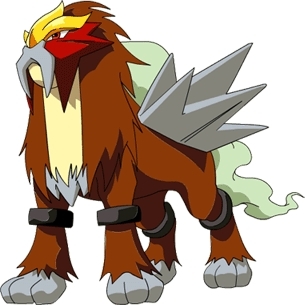  I would Cinta to be an Entei because they are strong, free, are api, kebakaran type which is my kegemaran type, and when one dies they are reborn from a volcano.