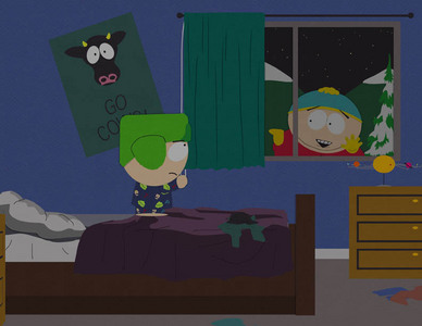 Well you know what they say, there's a thin line between love and hate...

Or maybe just because Cartman is an ass, more so with Kyle and Butters, and Kyle, unlike Butters, wont put up with it.