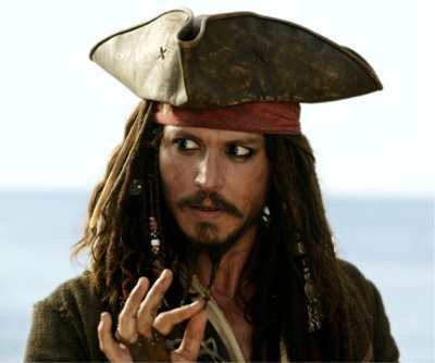 johnny depp pirate. The Pirates of the Carribean