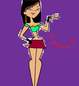 Name:Jessica Nickname:Jessie Age:17 Talents:Singing,acting and Dancing Looks:Black hair,brown highlight,blue eyes,pink lip stick,necklace with inishil,aqua top,red skirt,gray sandels,and personalized gloves! Personality:Sweet,caring,funny,beautiful,and kinda girly Relitive on TDI:Justin(cuzin) Friends:Trent,Duncan,Harold,Cody,Geoff,Owen,Lindsay,Beth,Lisa,Emily,Shela,LeShawna,Heather,Bridgette,Gwen,and Noah Enimes:None..yet Crush:Duncan Fear:Spiders,cats(ilergic),and Sluts Likes:Music,puppies(who doesnt?),candy,and family! Audition tape: *turns on camera* Hi Im Jessica and I would luv to be in Totally Dramatic Musical because I luv to sing and dance! Im pretty good at both! Im sweet,smart,kind,and is easy to get along with!!! I also wish to visit my cuz, Justin! and make new frinds!! So plz pick me! Bye! *walks over to camera and turns it off*