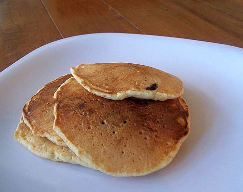  How do আপনি eat চকোলেট chip pancakes?