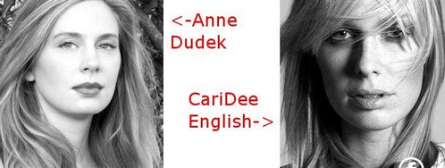 Oooh!!! She has a Twitter too and she reminds me of CariDee English (before she got the buzz) from America's Next Top Model....oh and yes her name is Anne Dudek:D I'm hyper!!!