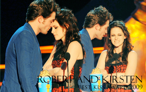  Were wewe breathing au hyperventilating when Kristen and Robert were about to kiss when they won the best kiss award?
