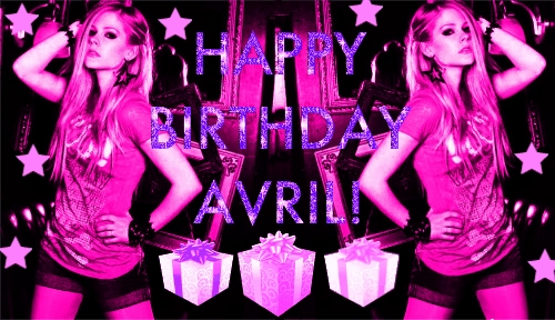 HAPPY BDAY AVRIL I WISH YOU ALL THE BEST! 