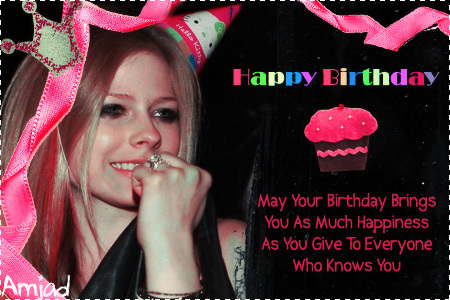  Avril IT's Ur Birthday Happy Birthday Av:D