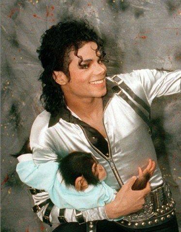  Michael and Bubbles...so adorable