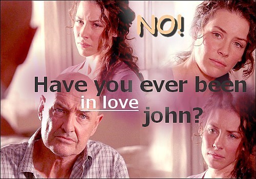 I wonder what did Kate mean when she asked Locke: Have you ever been in love John?