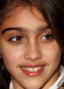  I Don't know u tell me, no offence to madonna's daughter but they'll will only datum if Prince like girls who look like this, although she duz have preety eyes