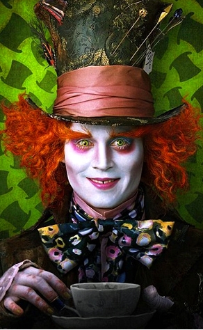  This is the new look of Johnny in the film Alice in wonderland what do آپ guys think?