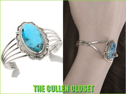 these are the best i could find... the first ones aren't those which bella wears.. just sth close to it that you can buy, cause bracelet was originally made for hardwicke (the director).. the second ones are those from the movie.. hope i helped.. =)

since i can't upload two images you can find the ring here   http://www.bellaandedward.com/style/bellaswan.php