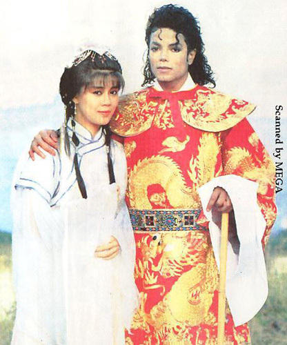  你 guys 爱情 the photos? Michael Jackson's only trip to China?