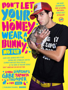 What do you think of Gabe Saporta's ads with Thumper the bunny for peta2?