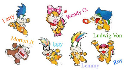  Who is the Koopaling's mother ou Bowser's wife.