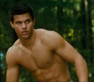 heres one! i really like this picture! who doesnt? hes shirtless in the rain!
from new moon