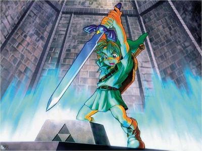 In almost every game, Link starts out with a sword then gains a new sword, the Master Sword or The sword of evil Banes. The first two games however did not have the Master sword in it. It was first introduced in A Link to the Past.