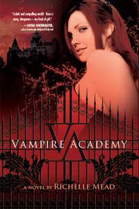  weird typing girl!! umm Vampire Academy is my favourite out of the Vampire books I've read... there are three out right now: 1) Vampire Academy 2) Frostbite 3) Shadow halik and also apparently the Evernight series are good.