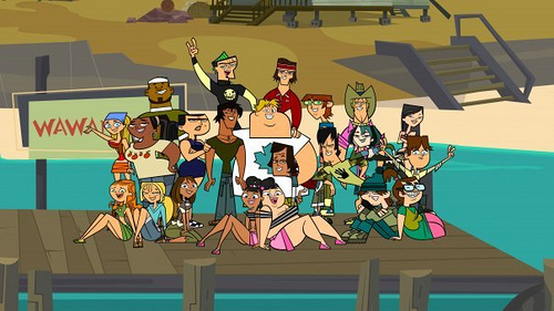  total drama island. total drama action. total drama musical. total drama comedy. they are all the best!!! yes. i did my research. season three is tdm season 4 is tdc
