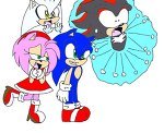  Sonic, Shadow, Silver and Amy