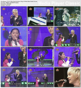  I've discovered super junior when I saw an episode on starking on youtube. I watched starking because one of their guest was a Filipina singer and her name is Charice Pempenco (and i am a ファン of her because i'm from the Philippines) and she sang with kyuhyun(!) (the タイトル of the song they sang was A Whole New World). So I ended up researching about kyuhyun and then the group which he belongs (which is super junior...) and became one of their super fans!