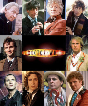  Here are a couple of viungo to pictures of all ten doctors in order. http://onegemini.deviantart.com/art/Doctor-Who-The-Ten-Doctors-98004426 http://www.matthewsland.com/doctorwho/images/doctors10_full.jpg http://timedancer.deviantart.com/art/The-Ten-Doctors-99610028 http://ironoutlaw56.deviantart.com/art/Too-many-Doctors-36299395 http://saxon-wolf23.deviantart.com/art/The-Ten-Doctors-125177813