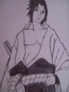  Sasuke just got better!!!! and Sasuke uses swords because hes a badass!!!! here is a pic a drew!!!!