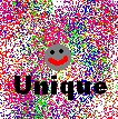  "Unique" cuz represent who I am; unique!