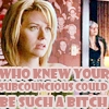  Who knew Peyton's subcouncious could be such a BITCH? Sai I!! I!!!!!!!!!