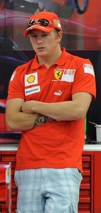  This 天使 called Kimi Raikkonen (a Formula 1 driver from Finland)
